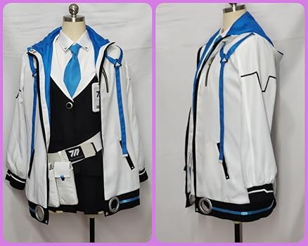 Amazon.co.jp: [Sanjucos] 早瀬ユウカ コスプレ 衣装 ブルー